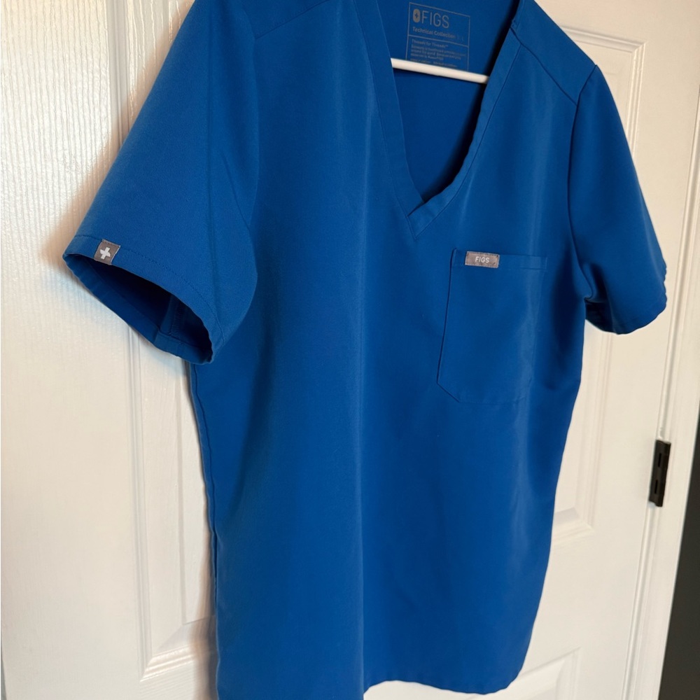 Figs Catarina Women’s scrub top royal blue Large